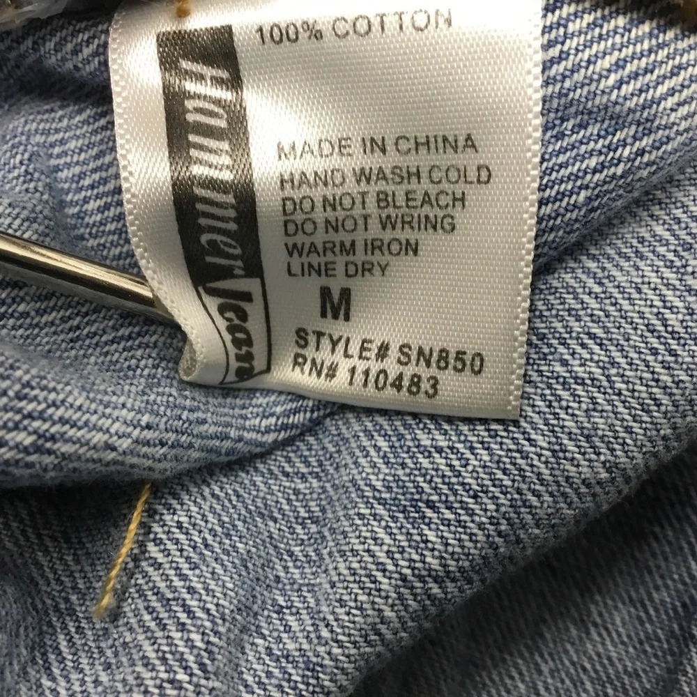 Hammer Jeans Los Angeles Distressed High Waisted Cut Off Jean Shorts - Picture 10 of 10